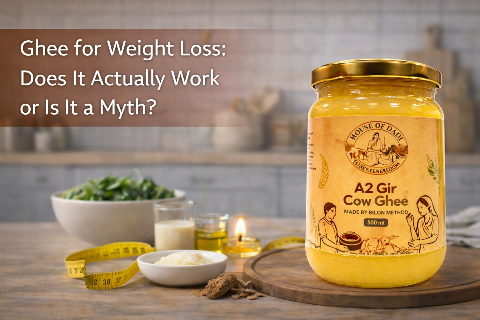 Ghee for Weight Loss: Does It Actually Work or Is It a Myth?