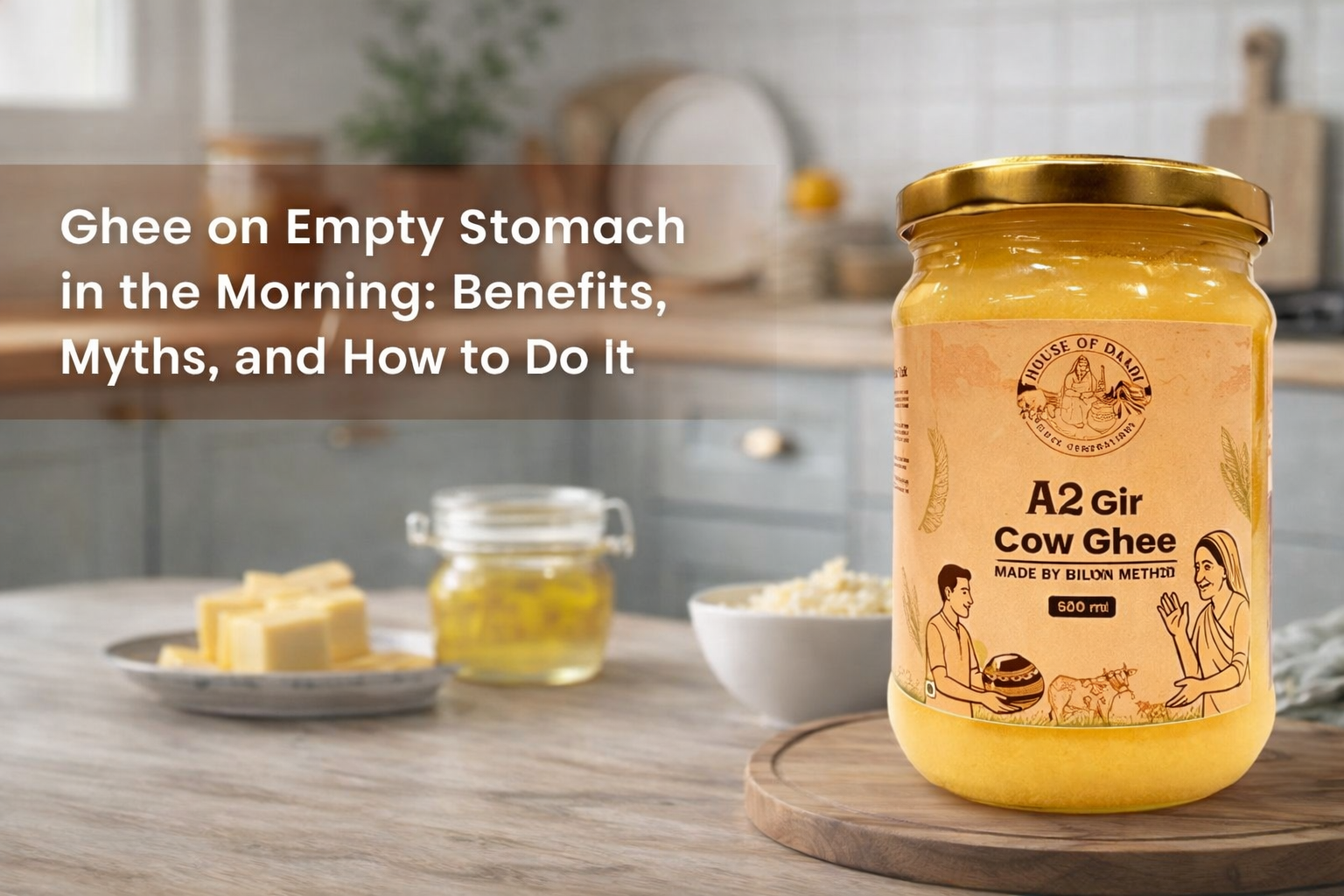 Ghee on Empty Stomach in the Morning: Benefits, Myths, and How to Do It