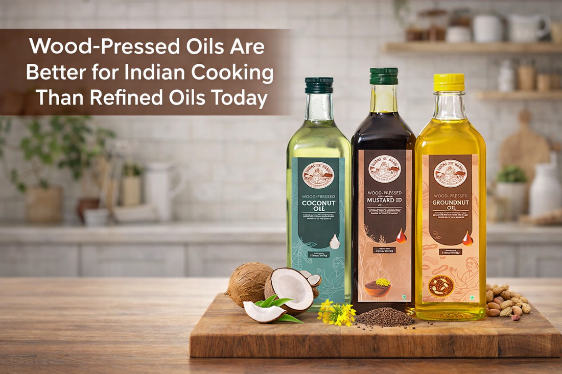 Wood-Pressed Mustard Oil: Benefits, Uses, and Why Kacchi Ghani Matters