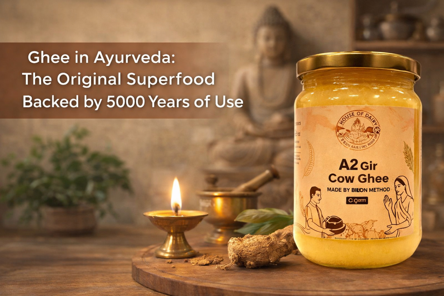 Ghee in Ayurveda: The Original Superfood Backed by 5000 Years of Use
