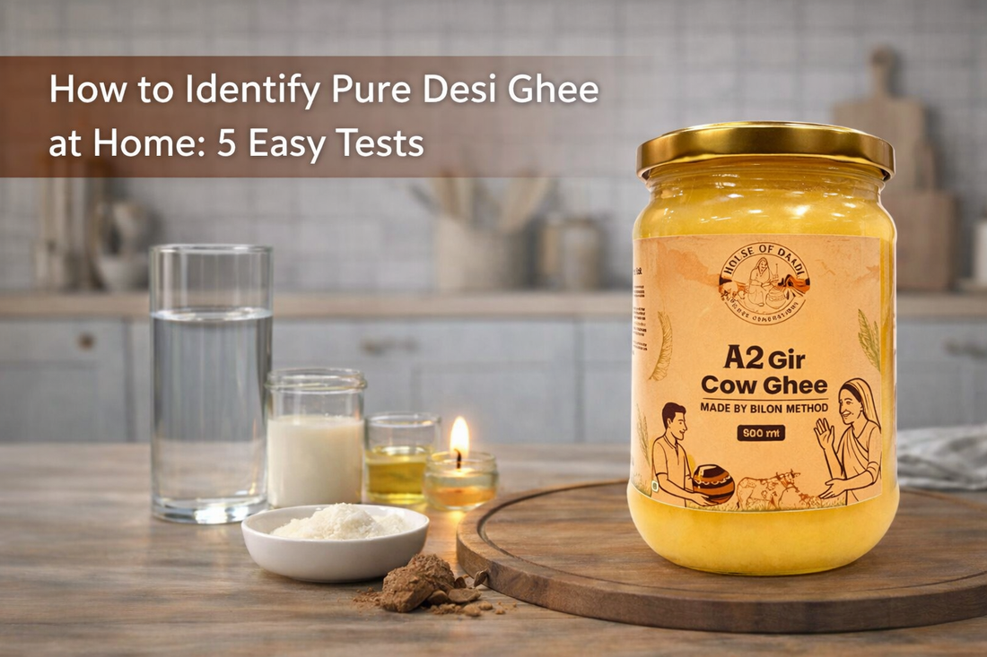 How to Identify Pure Desi Ghee at Home: 5 Easy Tests