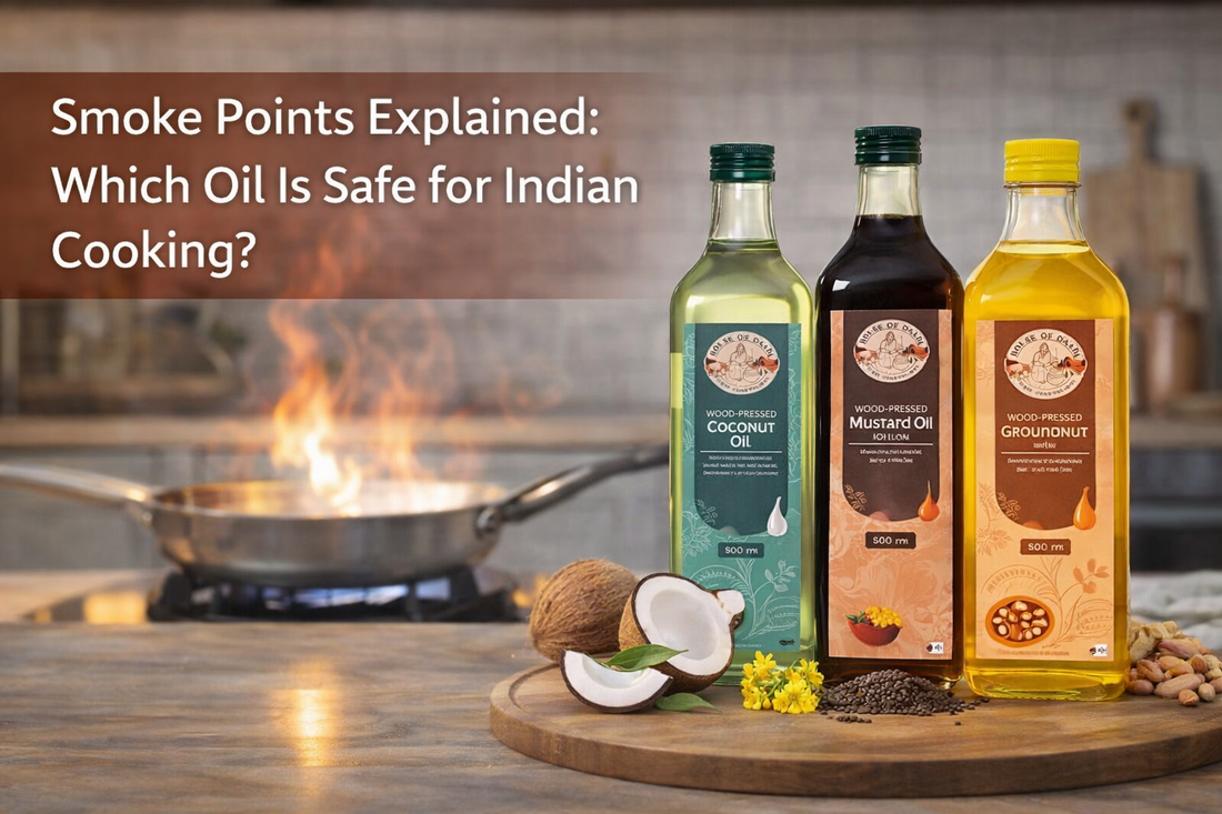 Smoke Points Explained: Which Oil Is Safe for Indian Cooking?