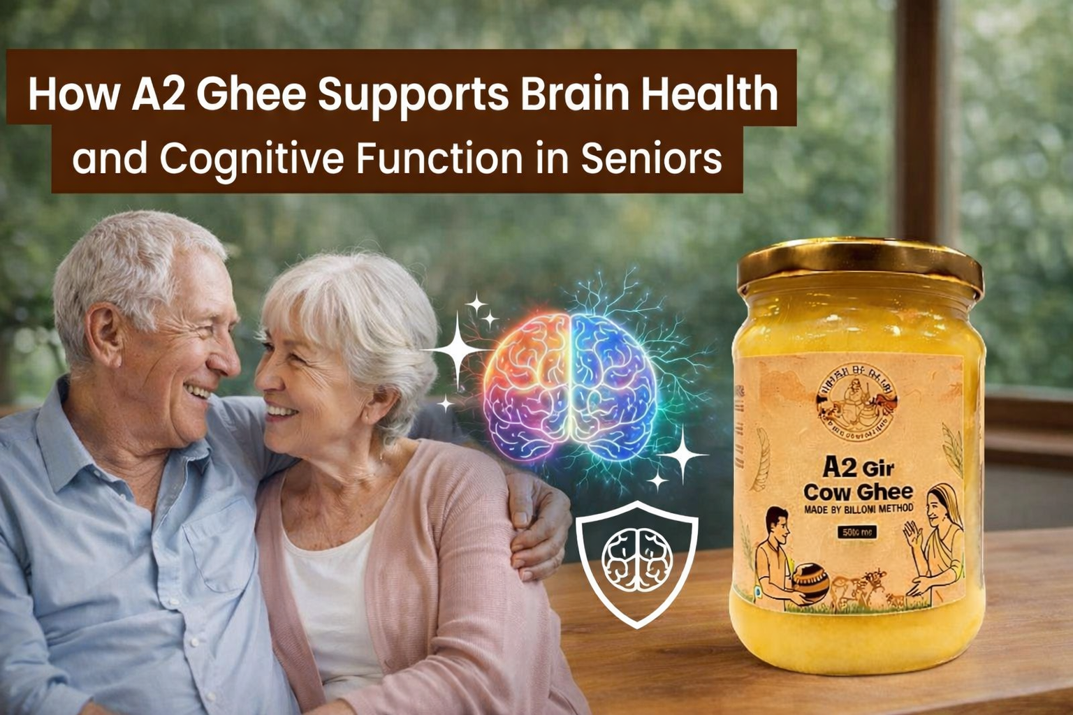 How A2 Ghee Supports Brain Health and Cognitive Function in Seniors