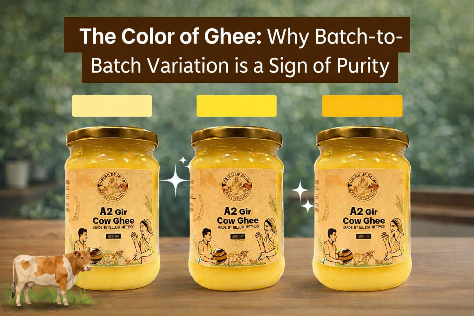 The Color of Ghee: Why Batch-to-Batch Variation is a Sign of Purity