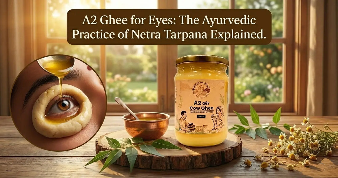 A2 Ghee for Eyes: The Ayurvedic Practice of Netra Tarpana Explained