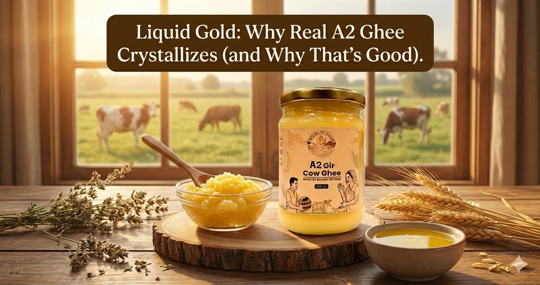 Liquid Gold: Why Real A2 Ghee Crystallizes (and Why That’s Good)