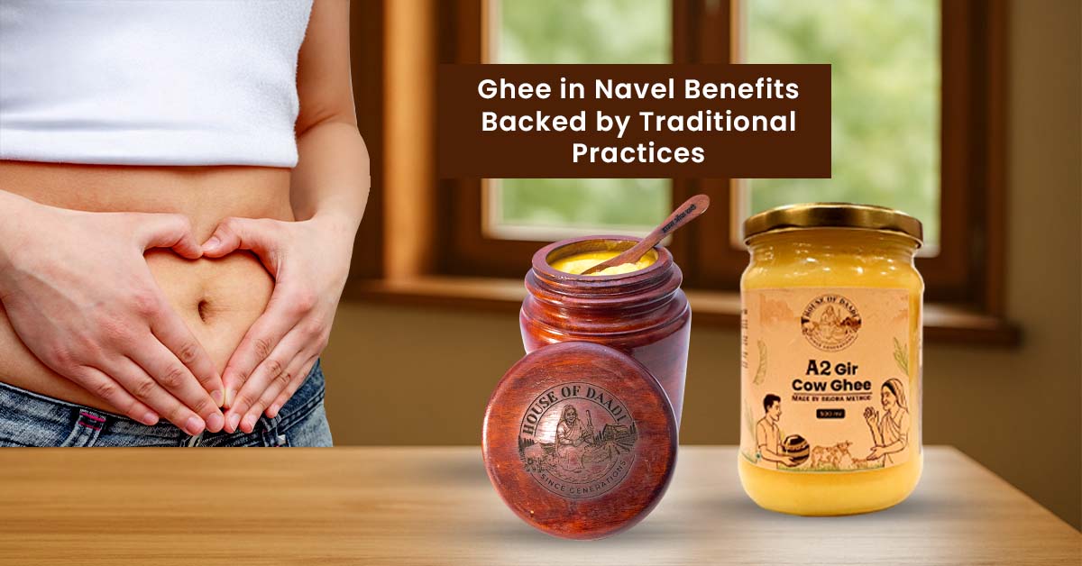 ghee in navel benefits