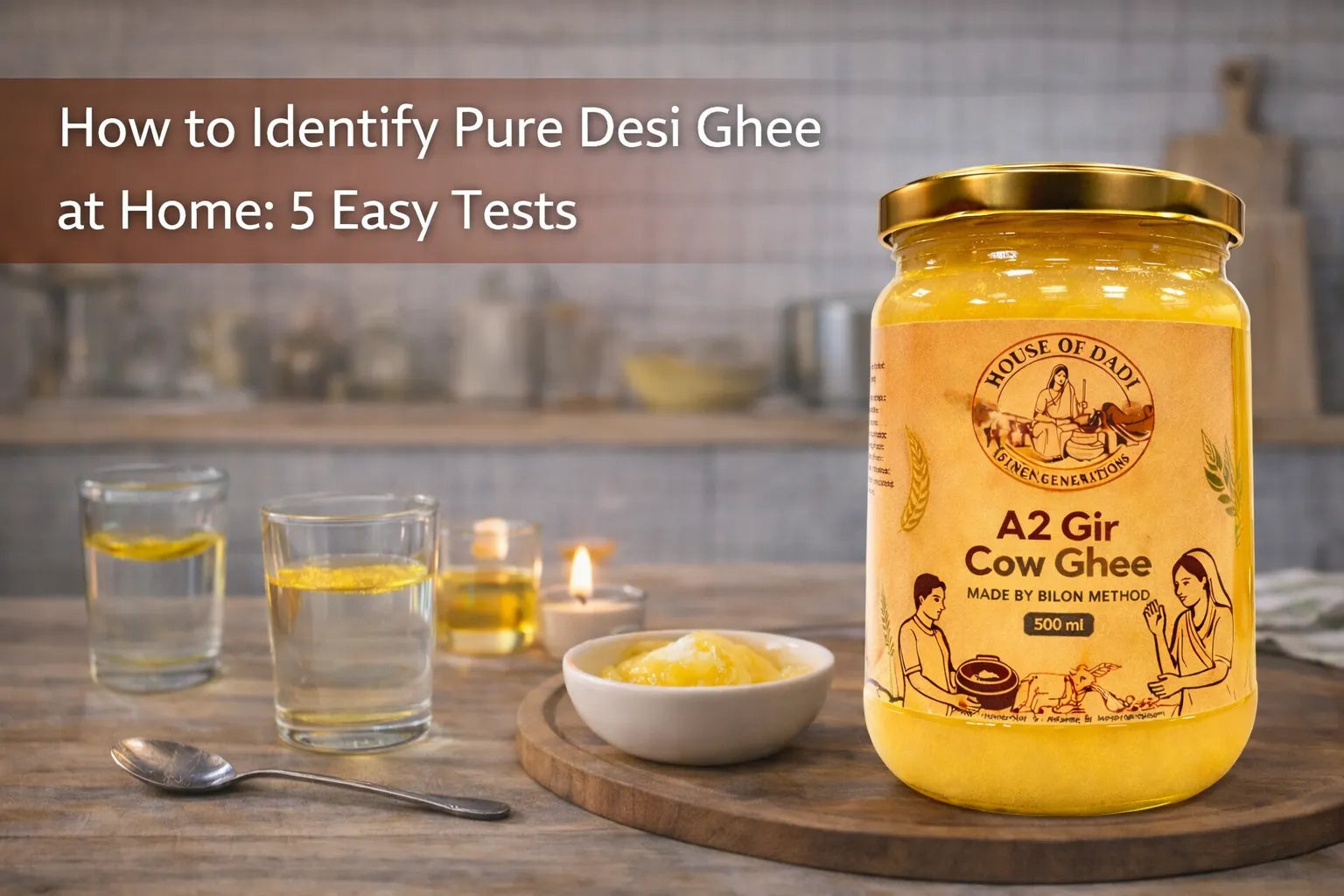 How to Identify Pure Desi Ghee at Home: 5 Easy Tests