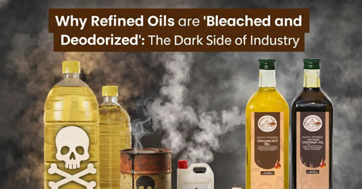 Why Refined Oils are "Bleached and Deodorized": The Dark Side of Industry