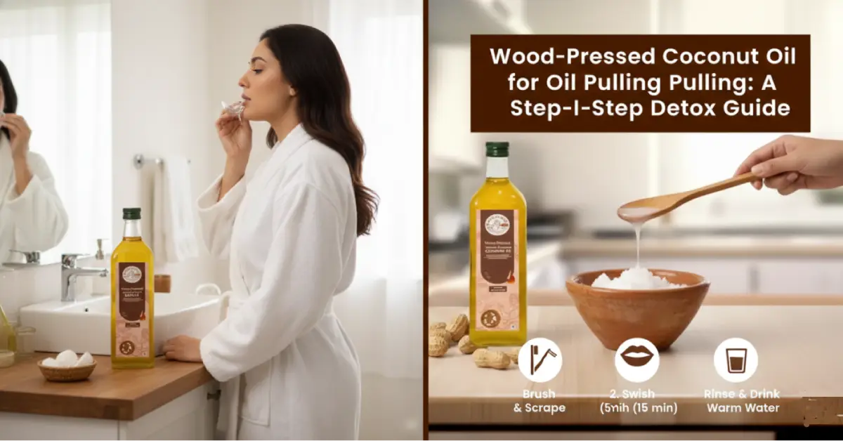 Wood-Pressed Coconut Oil for Oil Pulling: A Step-by-Step Detox Guide