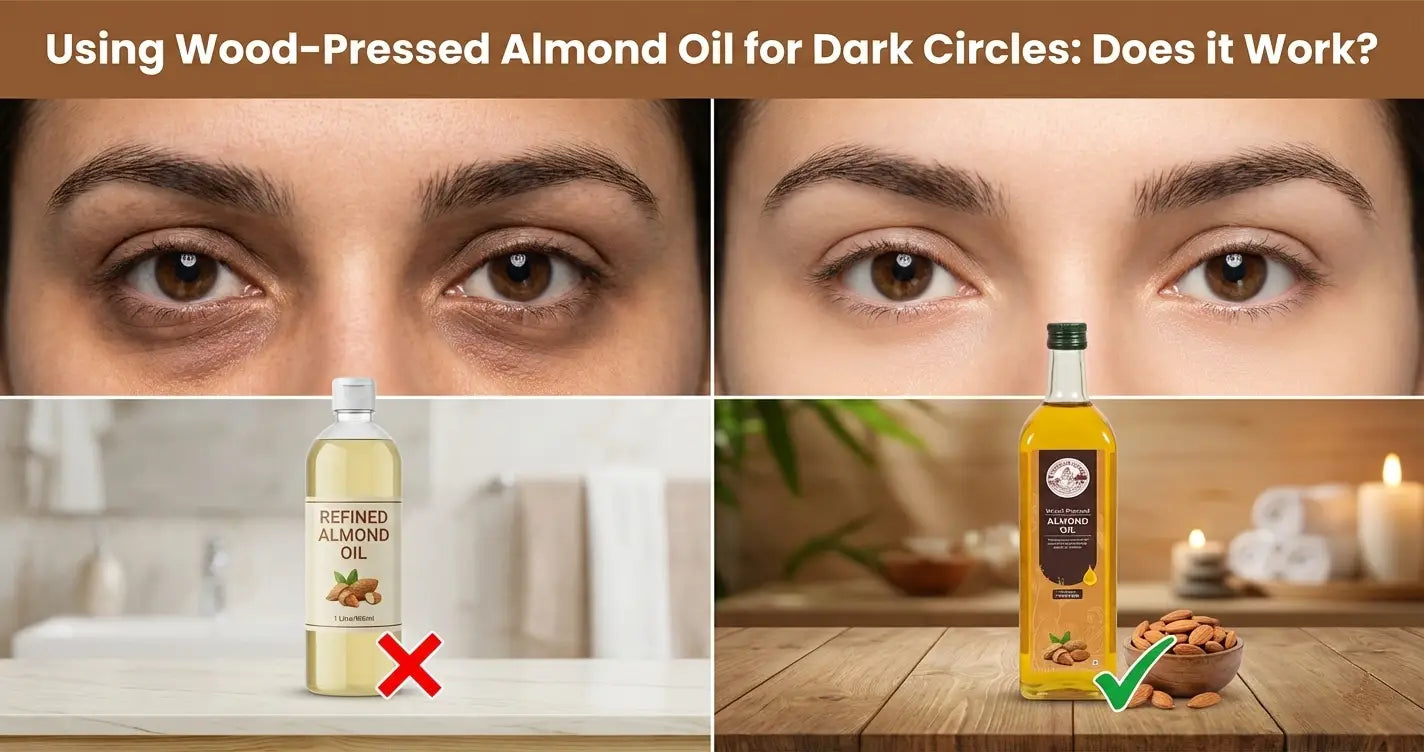 Using Wood-Pressed Almond Oil for Dark Circles: Does it Work?