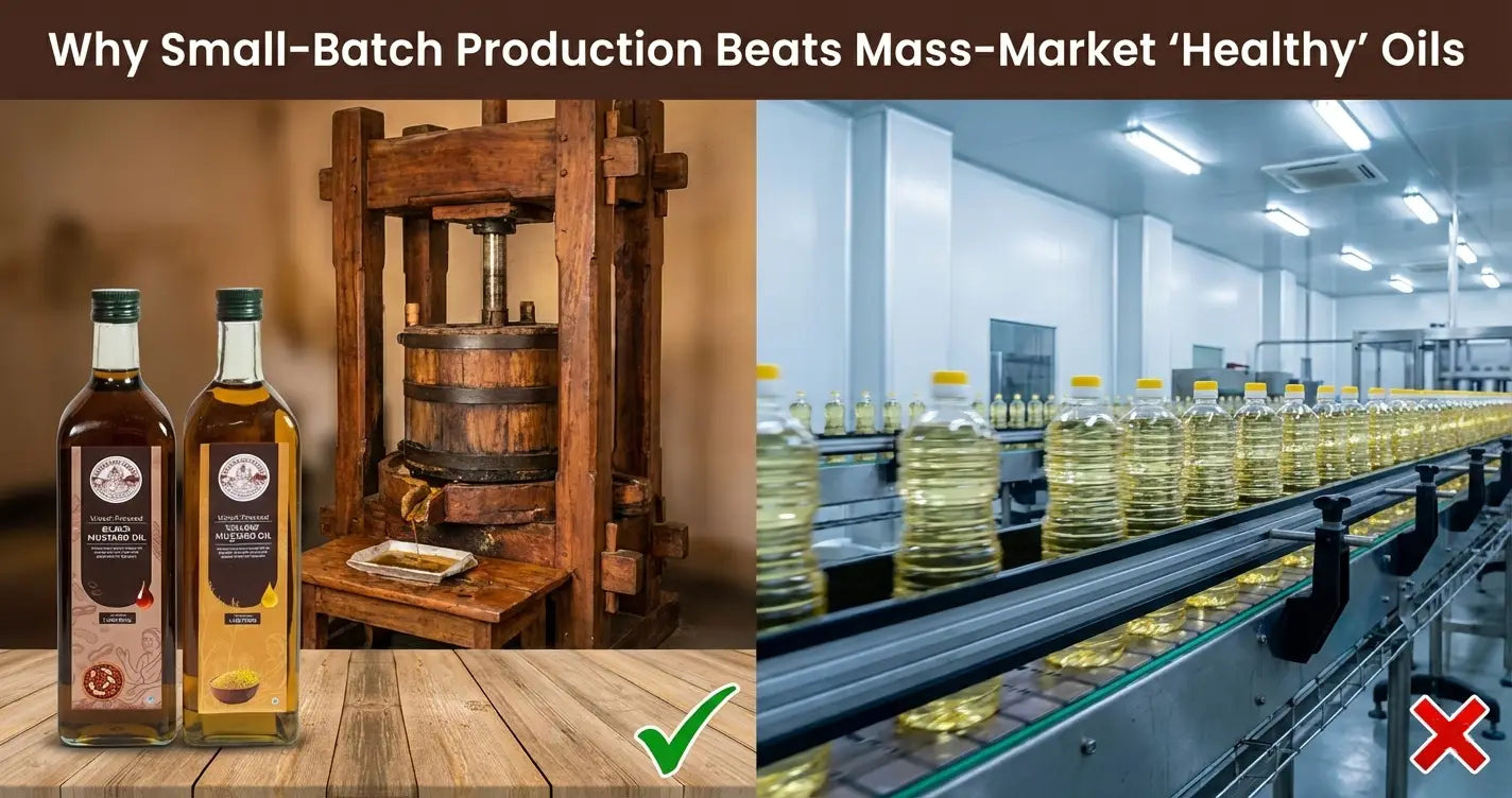 Why Small-Batch Production Beats Mass-Market "Healthy" Oils.