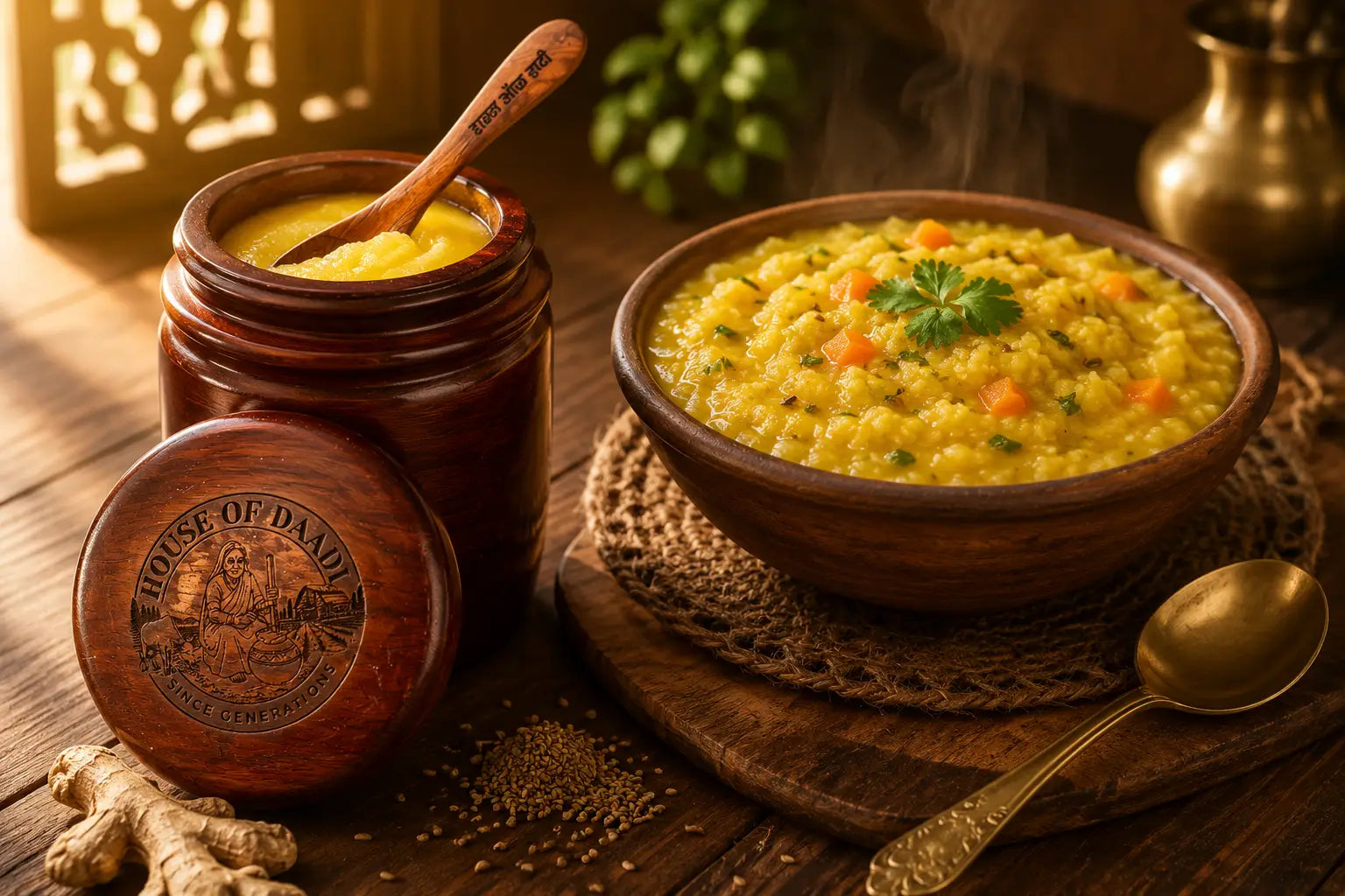 A2 Bilona Ghee rich in butyric acid for gut health and digestion - House of Daadi