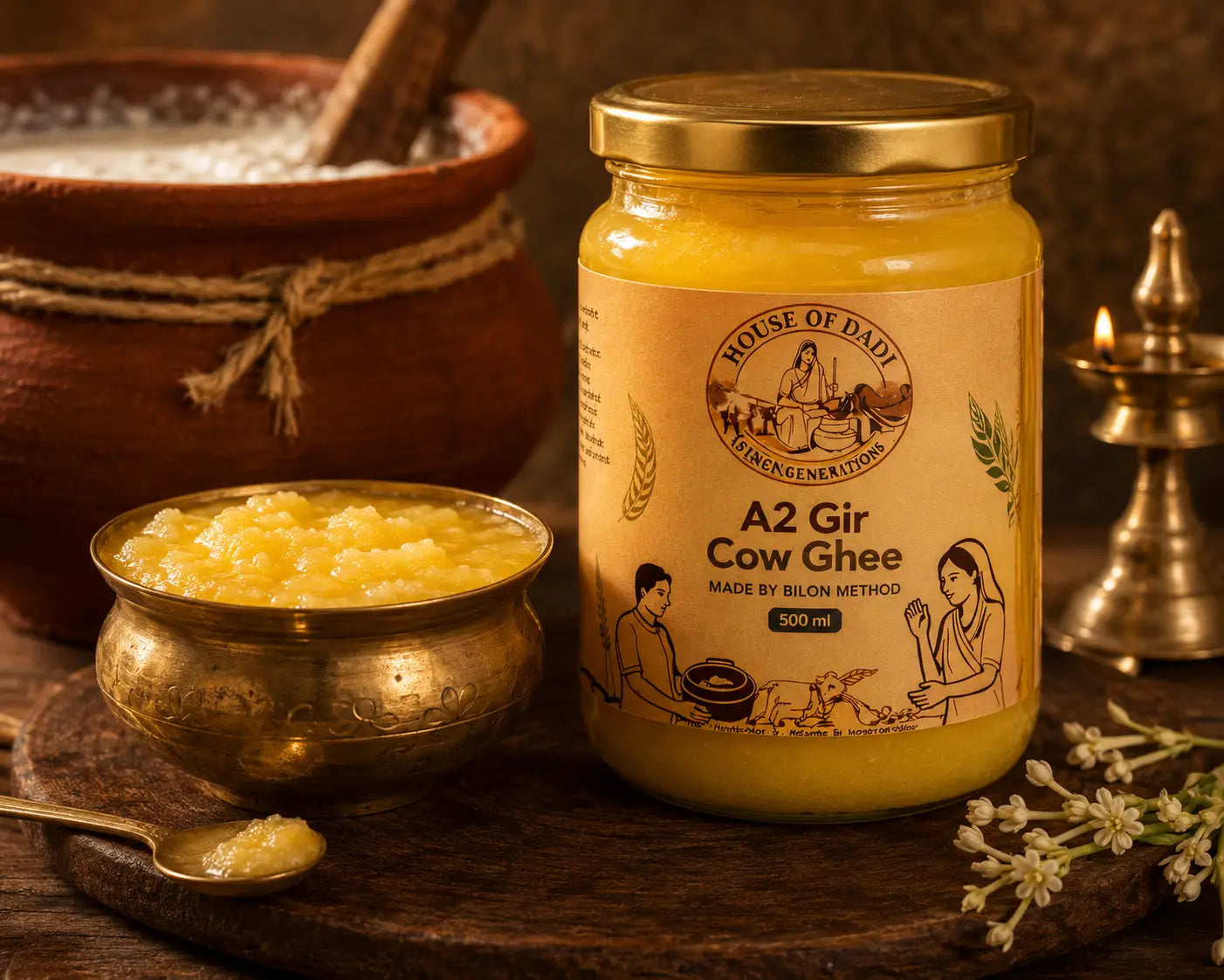 The Bilona Method: How Traditional Curd-Churned Ghee Is Made and Why It's Superior
