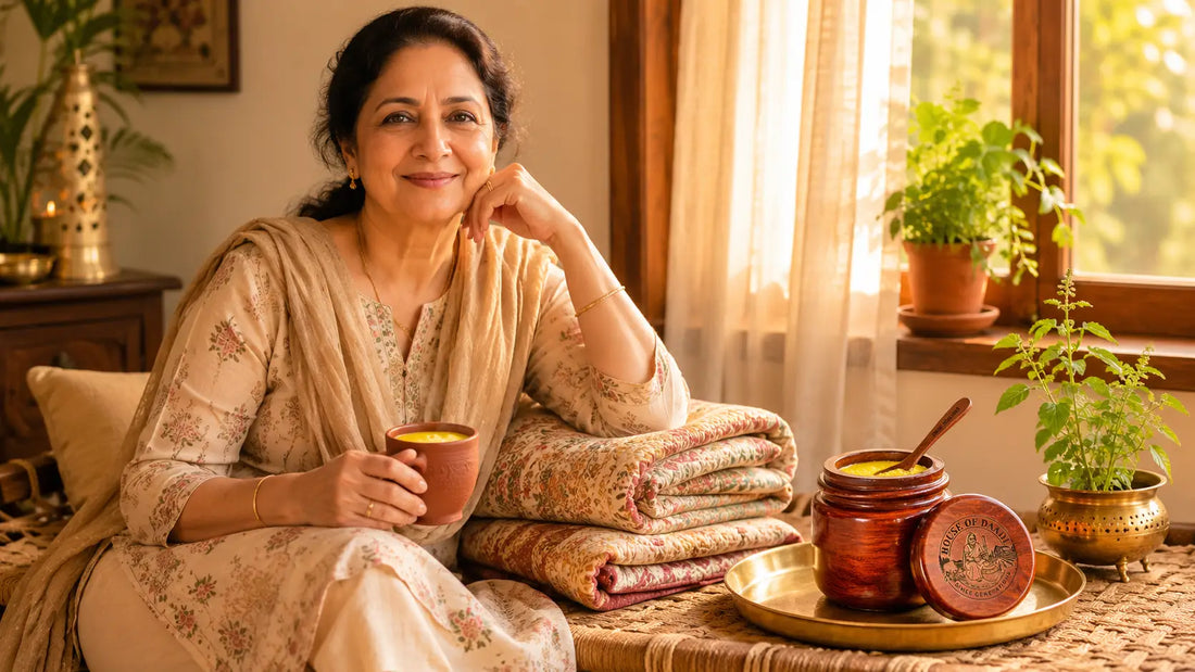 A2 Bilona Ghee for joint health and knee pain relief — Ayurvedic nutrition guide by House of Daadi