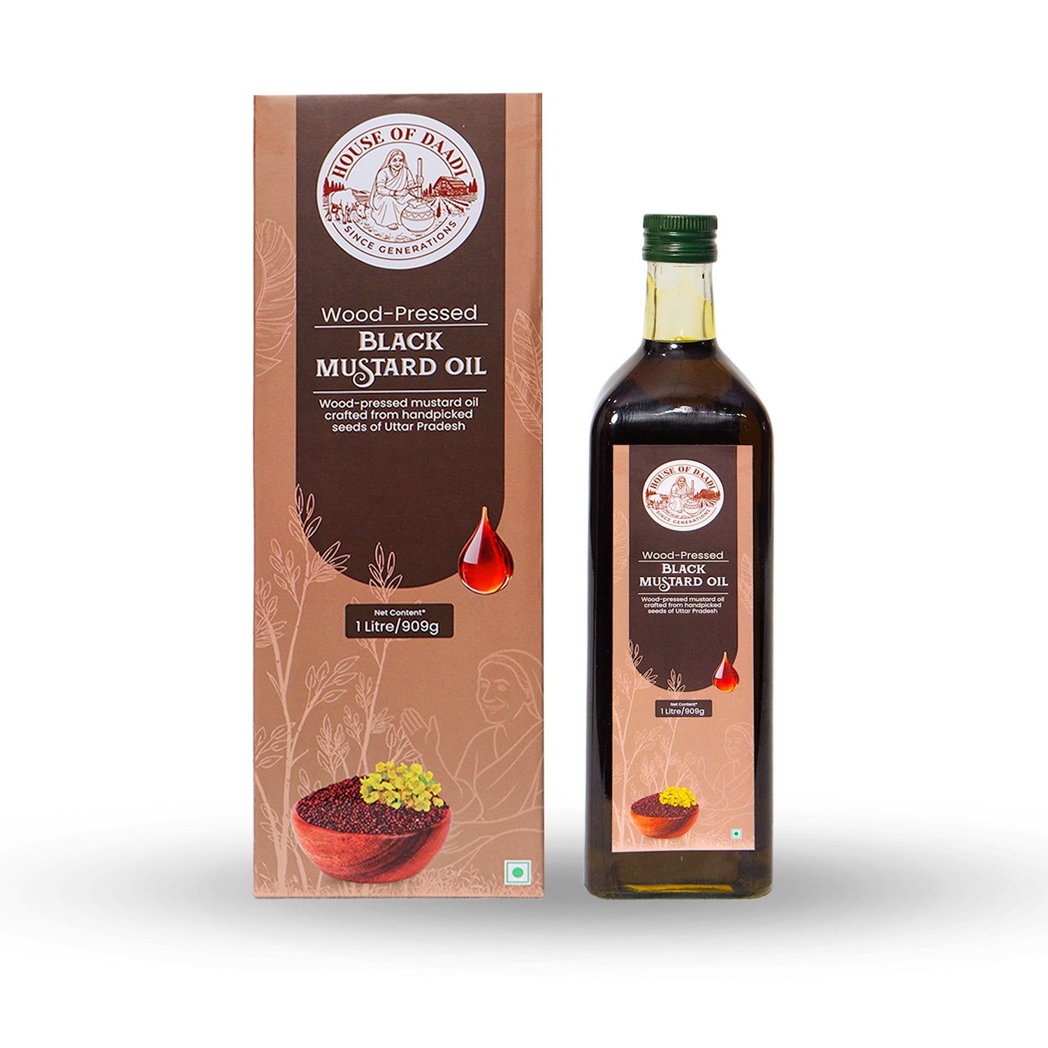 Woodpressed Black Mustard Oil