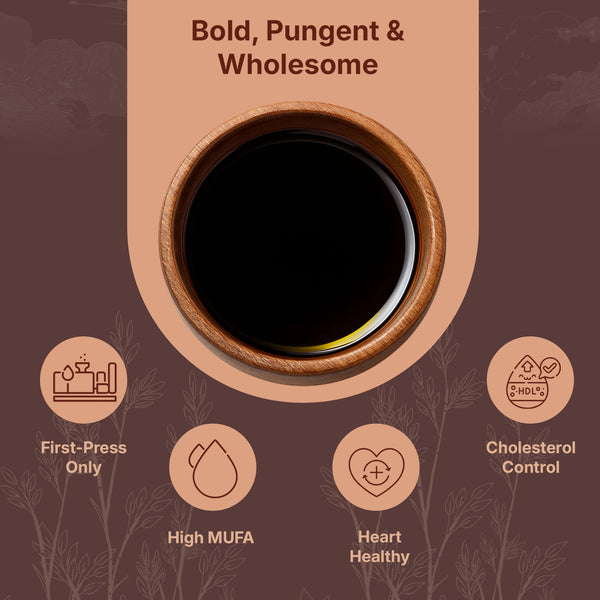 Woodpressed Black Mustard Oil