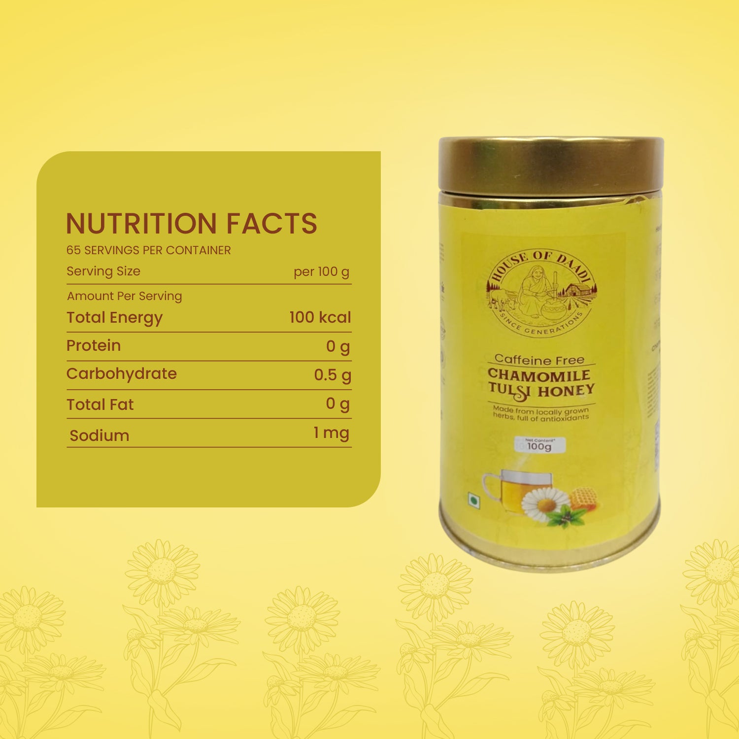 Chamomile Tulsi Honey Tea