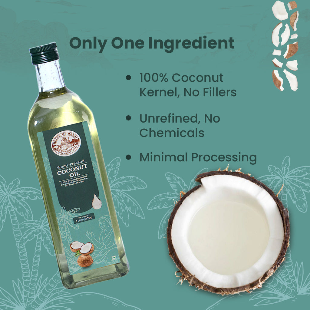 Woodpressed Coconut Oil
