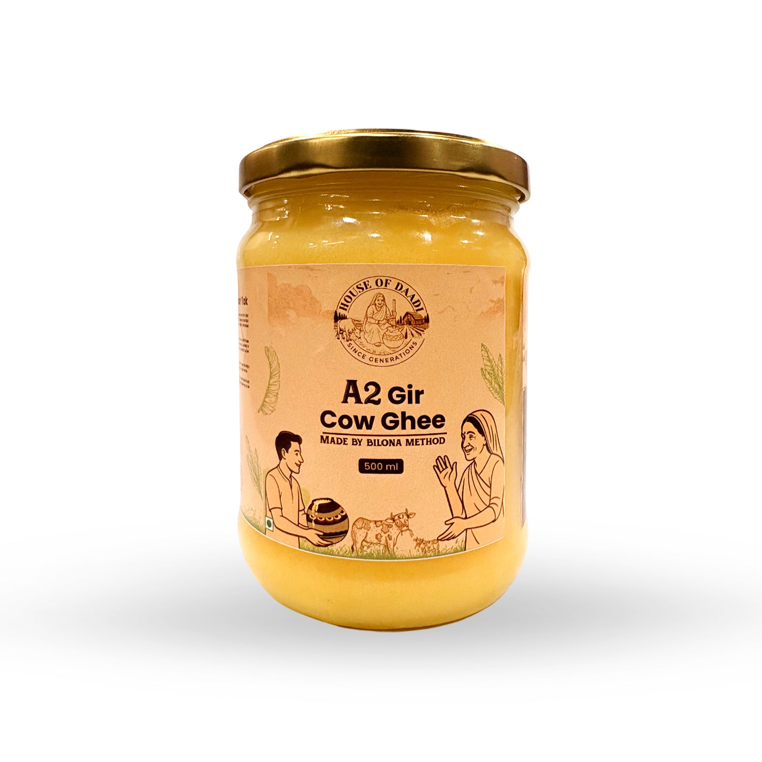 Pure A2 Gir Cow Desi Ghee - Bilona Method | House of Daadi