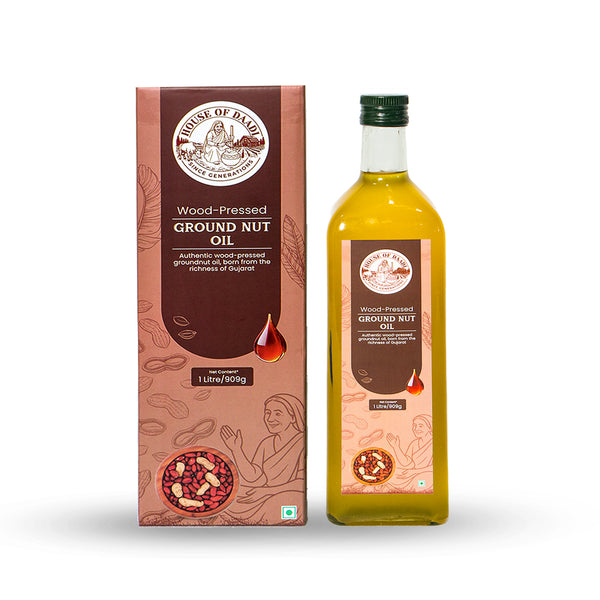 Woodpressed Groundnut Oil