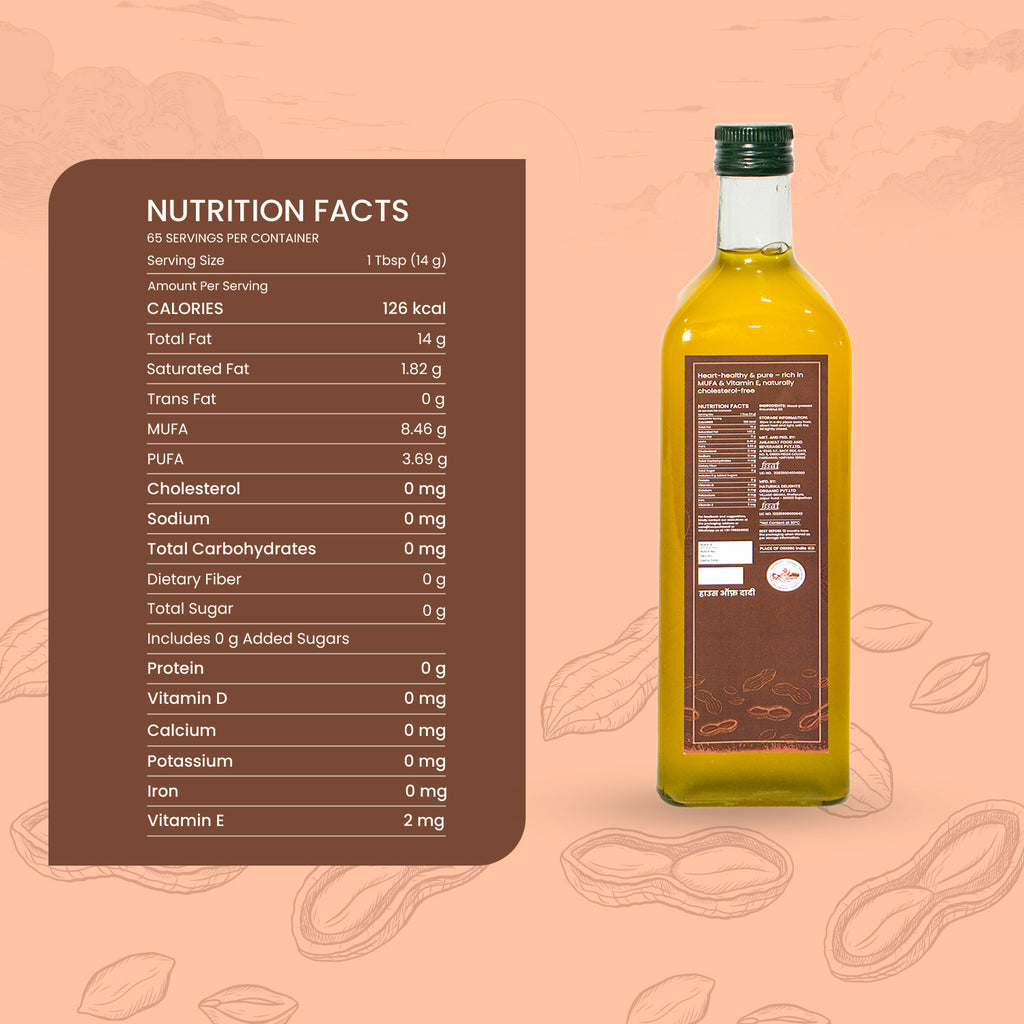 Woodpressed Groundnut Oil