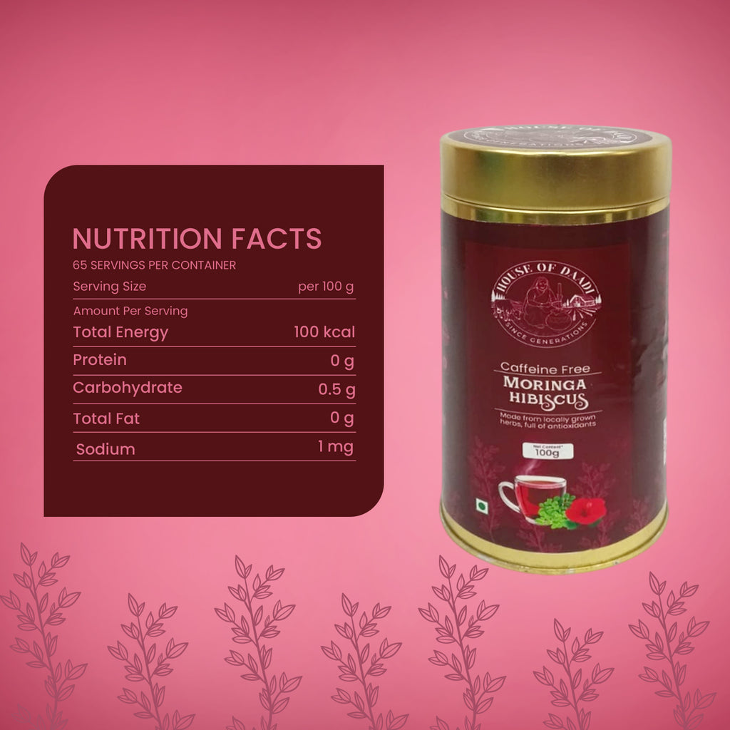 Moringa Hibiscus Herbal Tea