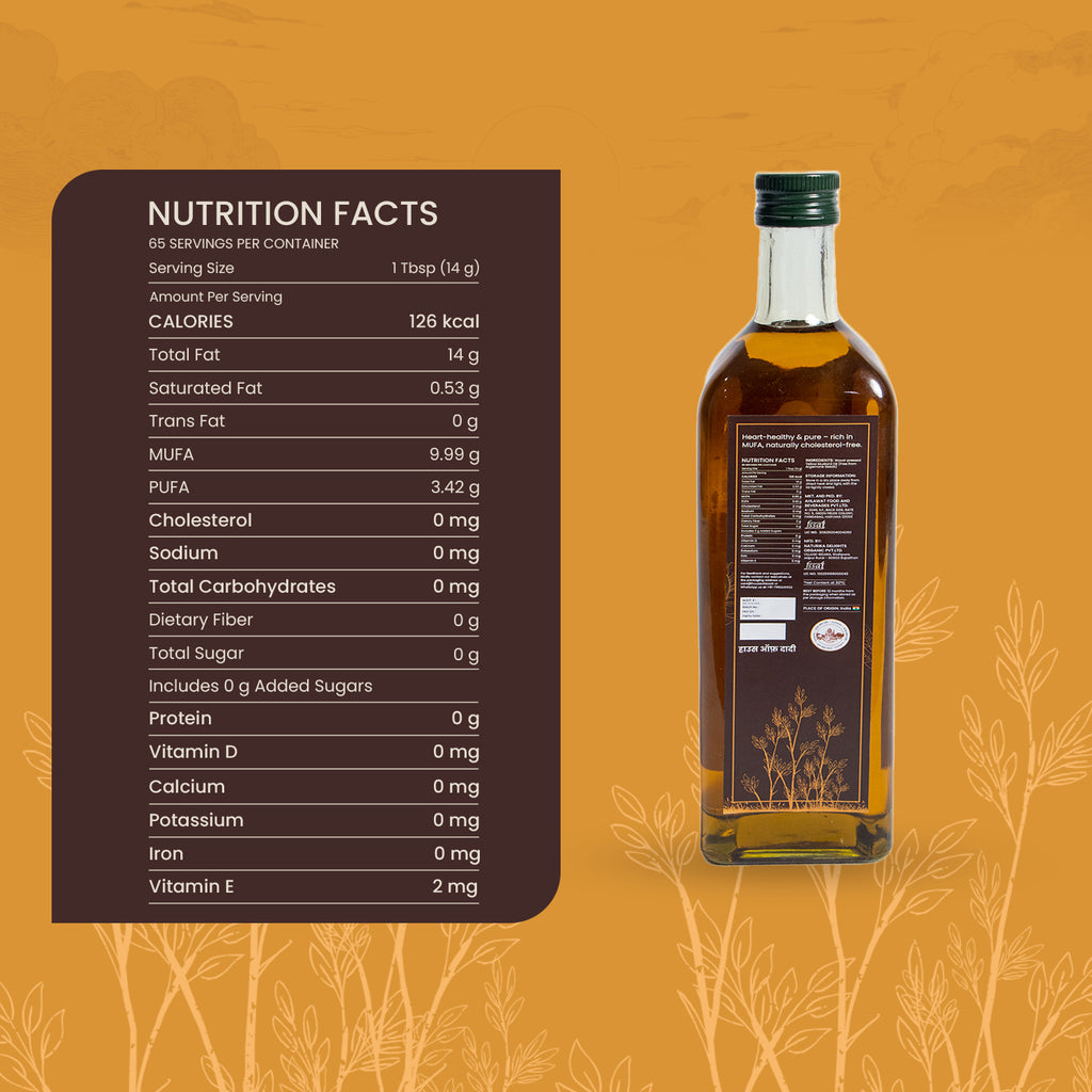 Woodpressed Yellow Mustard Oil