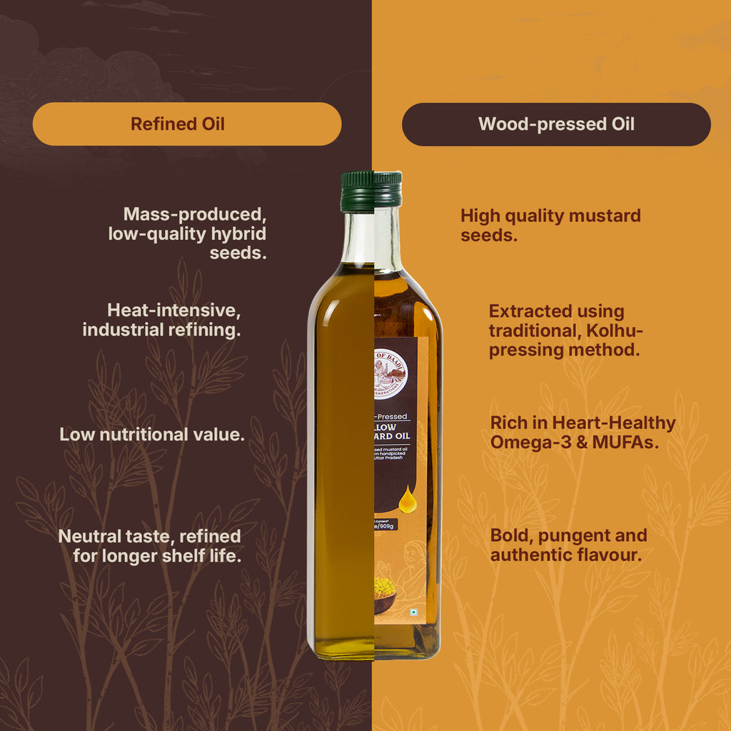 Woodpressed Yellow Mustard Oil