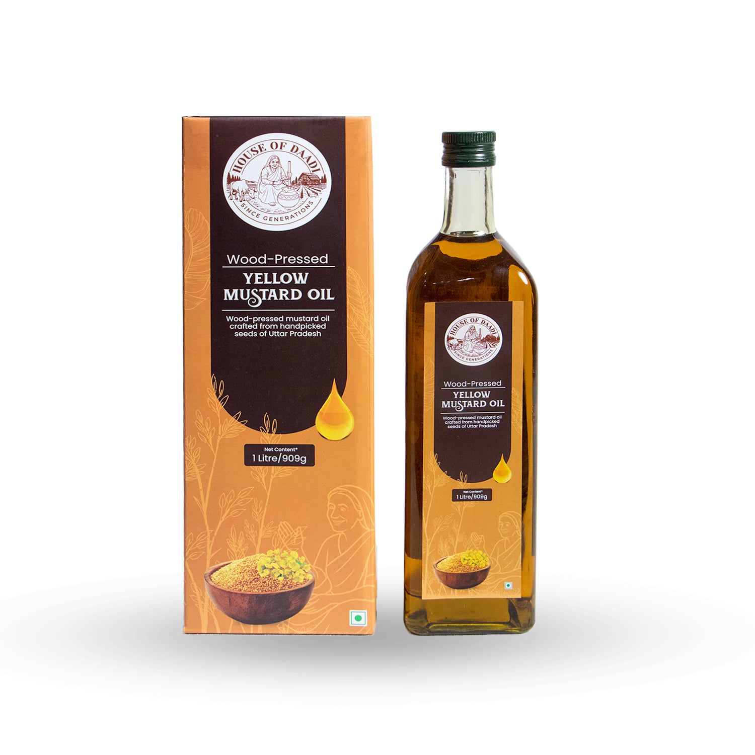 Woodpressed Yellow Mustard Oil